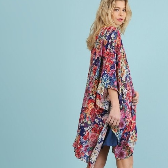 Umgee Jackets & Blazers - Floral Kimono
